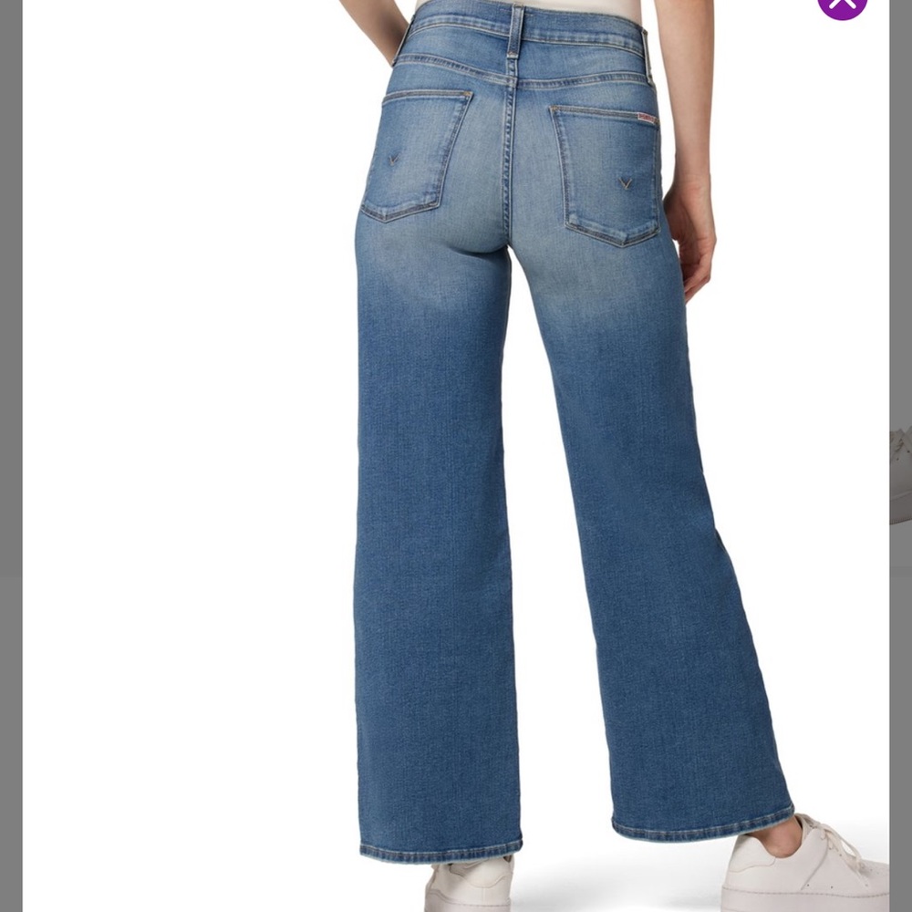 Hudson Jeans Women's Blue Wide Leg Flare Jeans